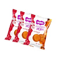 NOVO PROTEIN POPS snack en bolsa 10 gr proteina X 3 UND